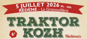 Traktor Kozh 5 juillet 2026 sur Rédéné
